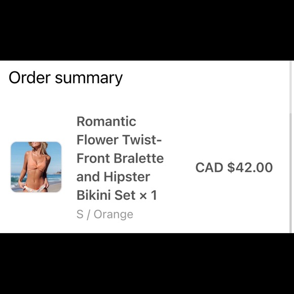 NEW Flower Twist-Front Bralette And Hipster Bikini Set. 
BNWT. - Picture 2 of 5